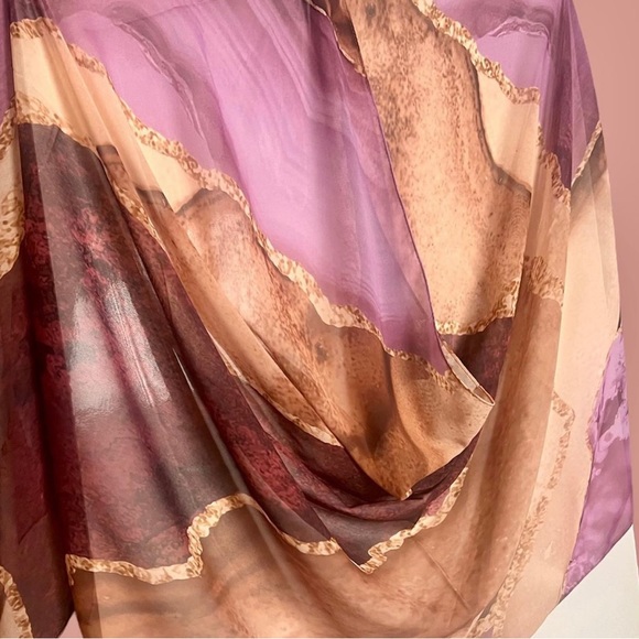 Brand New Soft Crepe Scarf/Shawl/Hijab in Classy Marble Designs ✨ - Picture 7 of 12